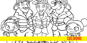 Fire-Safety-Coloring-Pages-Shiner-the-Shark